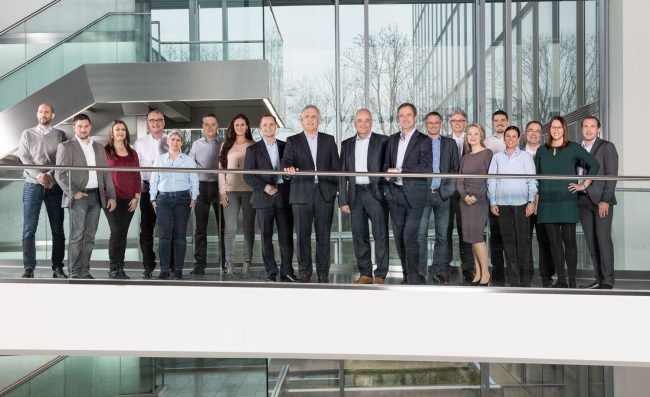 EnBW Vorstand mit Mitarbeitern